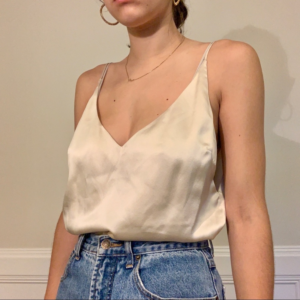 Reformation Marlowe silk tank 📀